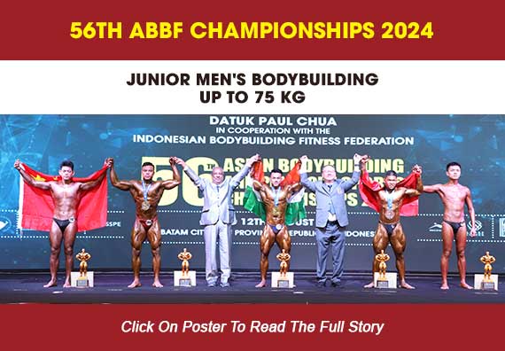 MEN'S JUNIOR BODYBUILDING UP TO 75 KG...